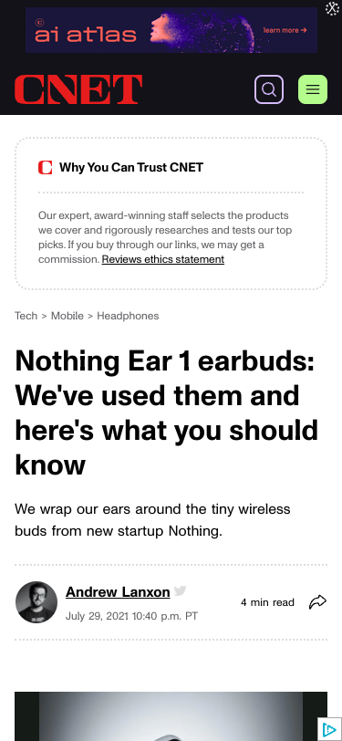 Mobile view