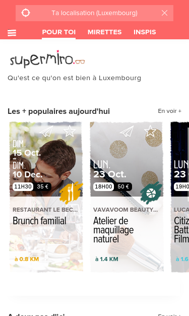 Mobile view