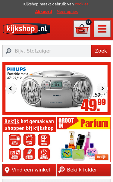 Mobile view