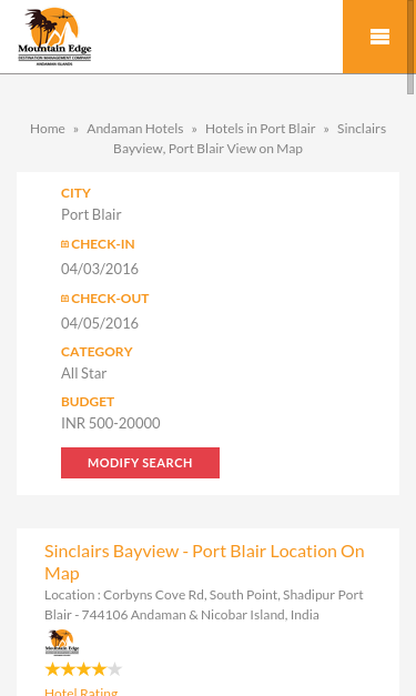 Mobile view