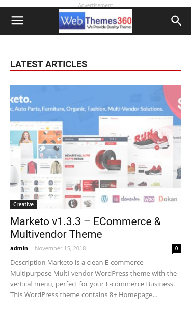 Mobile view