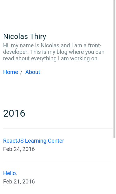 Mobile view