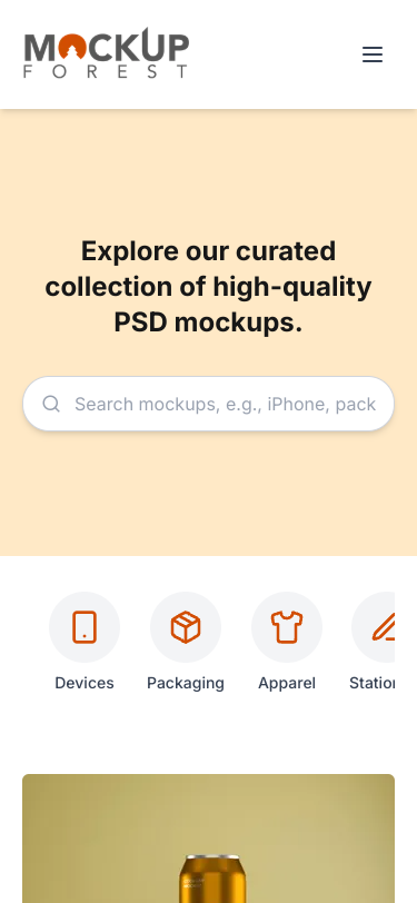 Mobile view