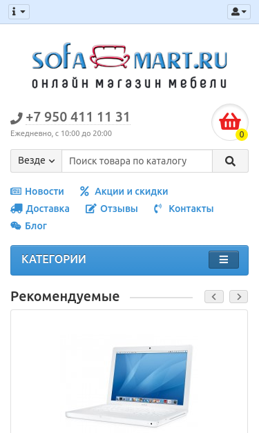 Mobile view