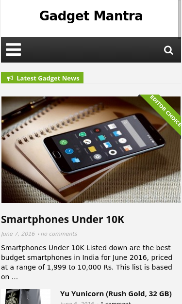 Mobile view