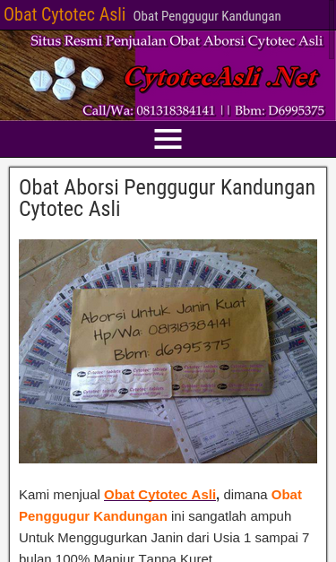 Mobile view