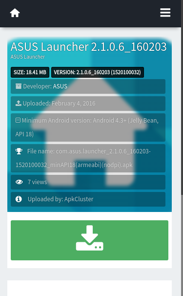 Mobile view