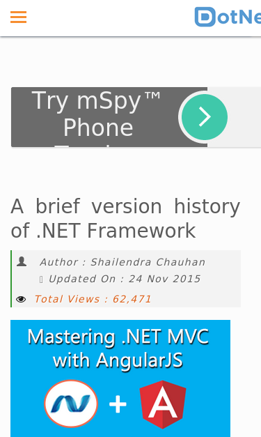 Mobile view