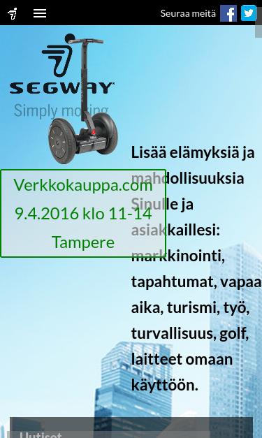 Mobile view