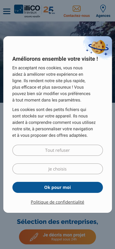 Mobile view