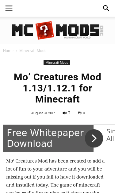 Mobile view