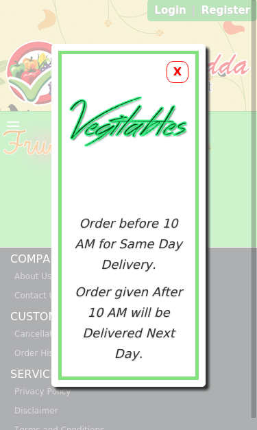 Mobile view