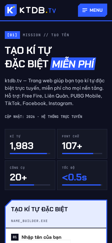 Mobile view