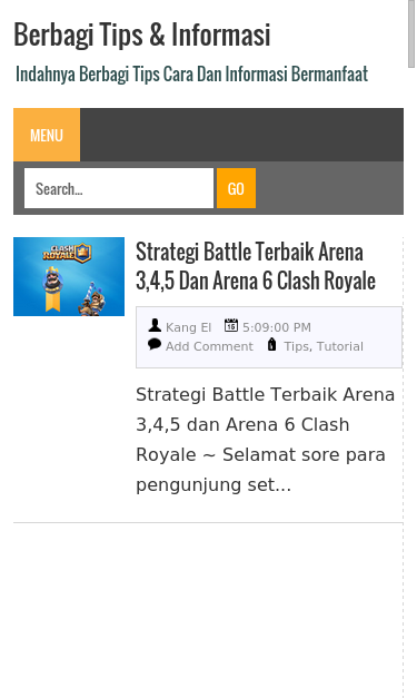 Mobile view