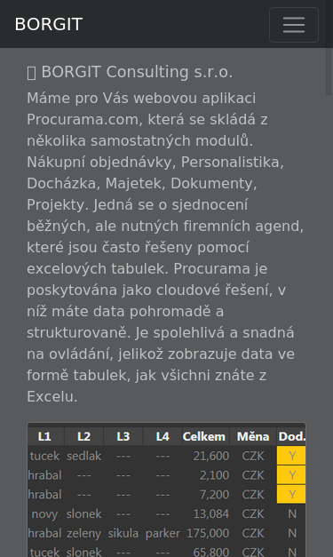 Mobile view