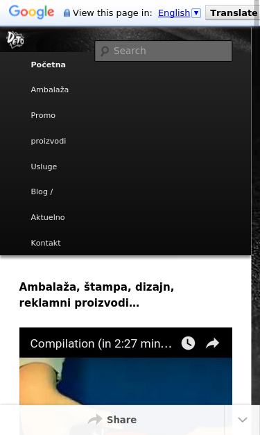 Mobile view
