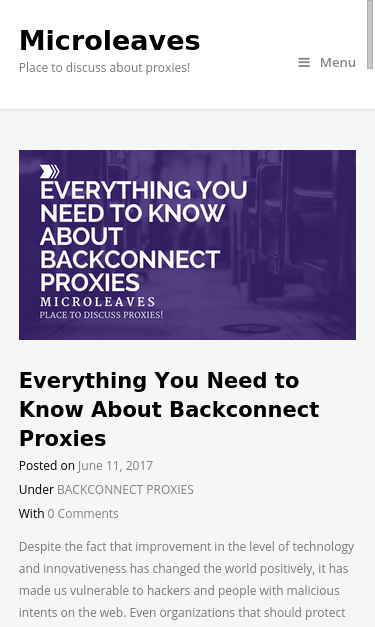 Mobile view