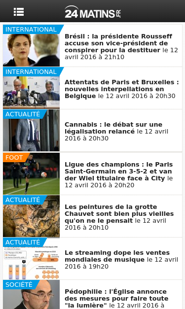 Mobile view