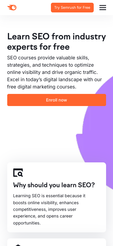 Mobile view