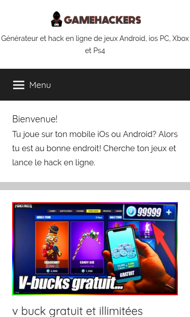 Mobile view