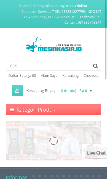 Mobile view