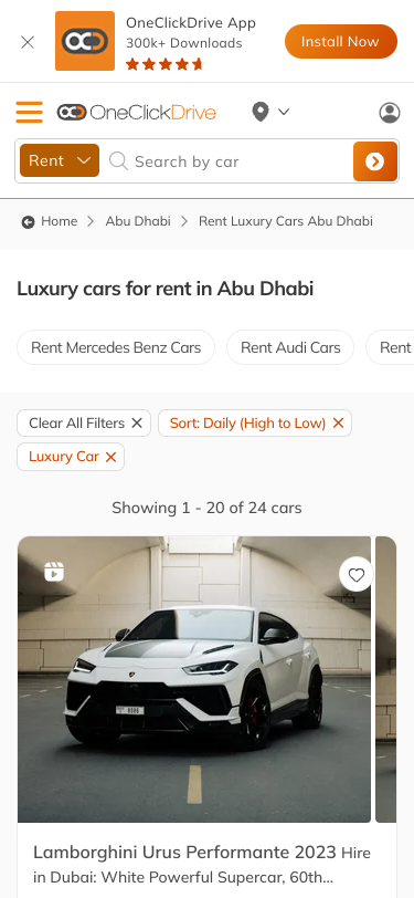 Mobile view