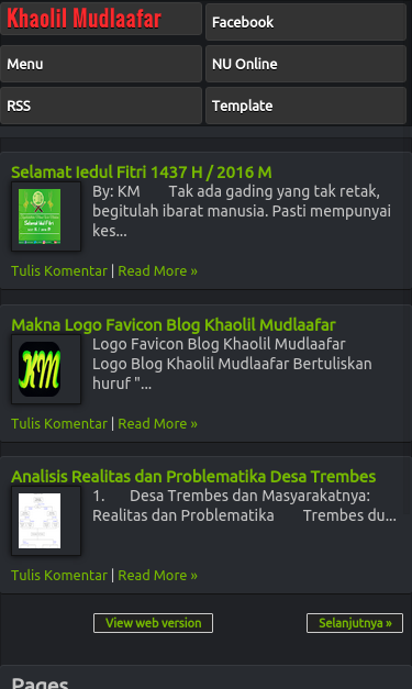 Mobile view