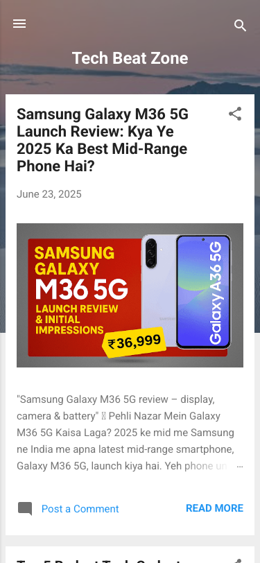 Mobile view