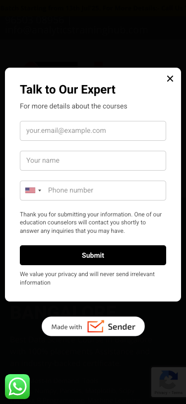 Mobile view