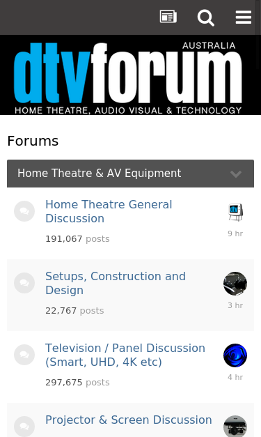 Mobile view