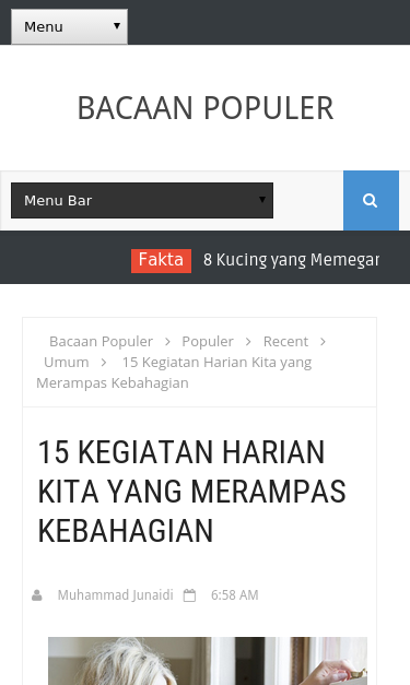 Mobile view
