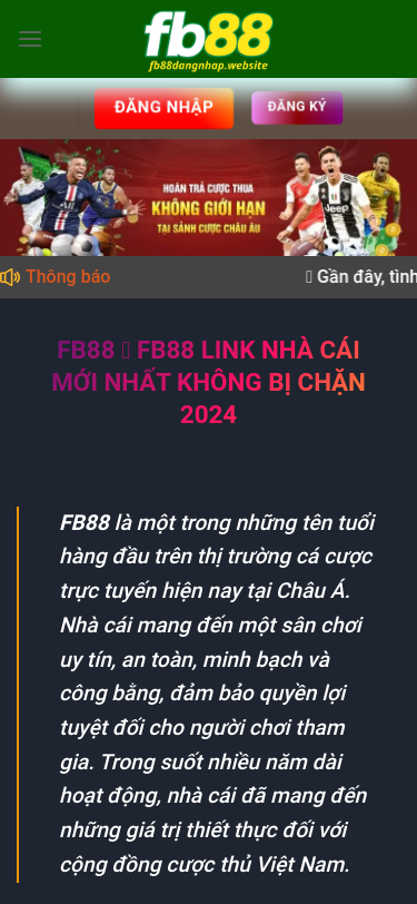 Mobile view