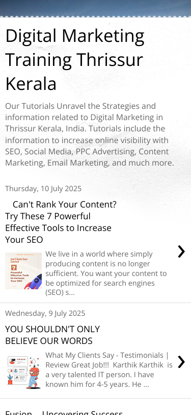 Mobile view