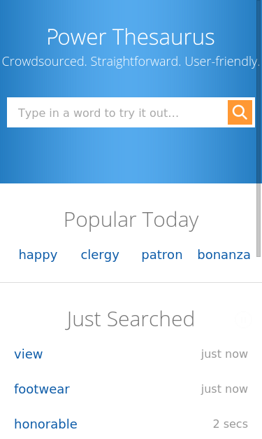 Mobile view