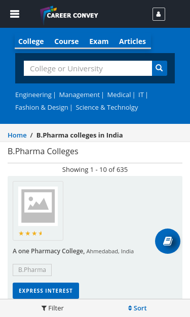Mobile view