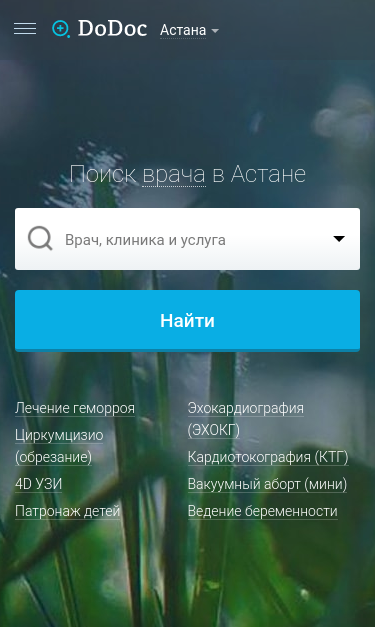 Mobile view