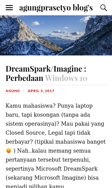 Mobile view