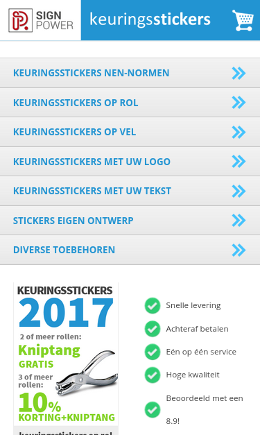 Mobile view