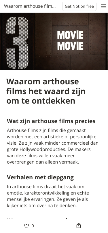 Mobile view