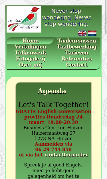 Mobile view