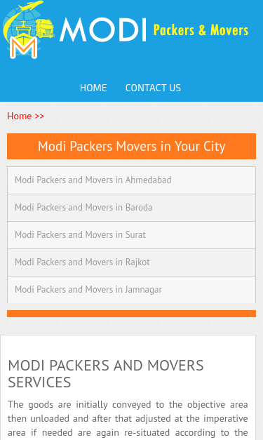 Mobile view