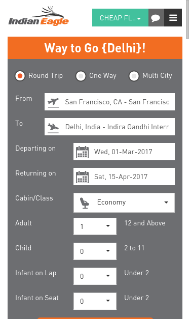 Mobile view