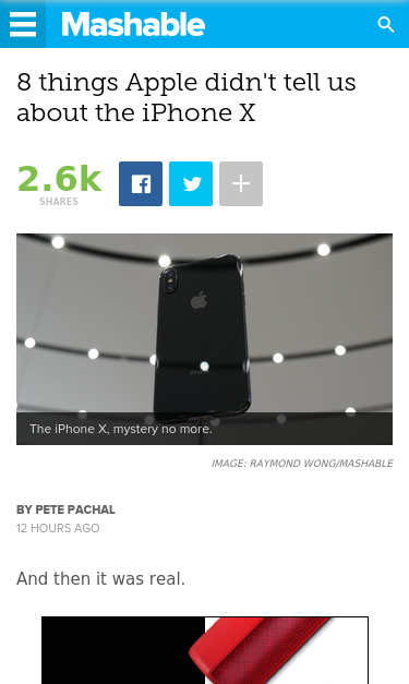 Mobile view