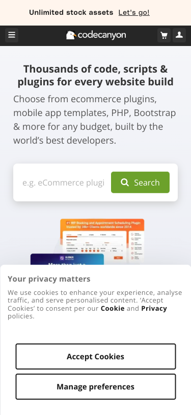 Mobile view