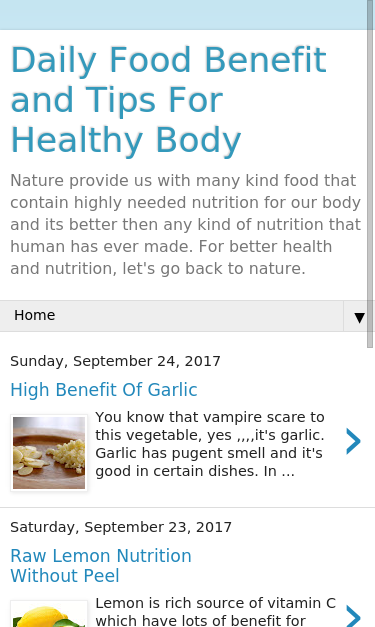 Mobile view