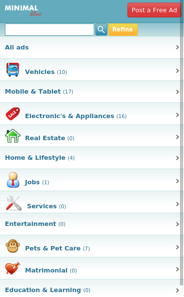 Mobile view