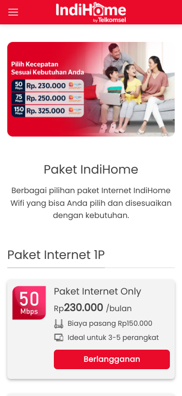 Mobile view