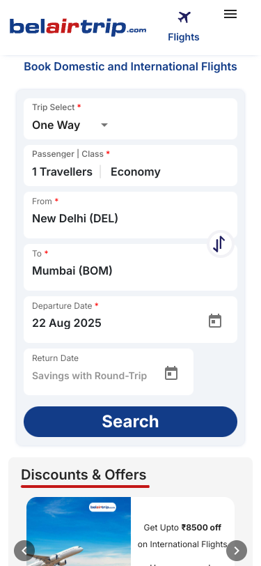 Mobile view