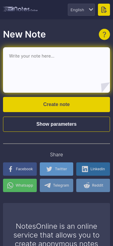 Mobile view