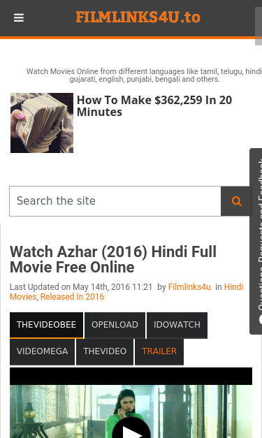 azhar full movie free azhar full movie free